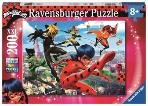 Ravensburger Children's Puzzle Miraculum Ladybug and Cat Noir 200pcs 8+
