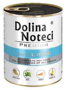 Dolina Noteci Premium Wet Dog Food with Lamb 800g