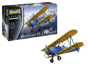 Revell Plastic Model Stearman PT-17 Kaydet 1:32 14+