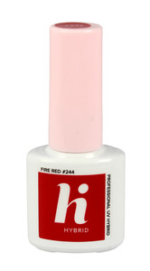 Hi Hybrid Hybrid Nail Polish #244 Fire Red 5ml