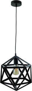 Pendant Lamp Denmark 1 x 20W E27, black