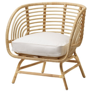 BUSKBO Armchair, rattan