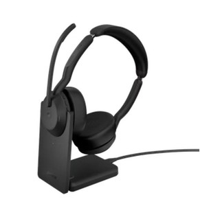 Jabra Headset Headphones Evolve2 55 Link380c UC Stereo Stand