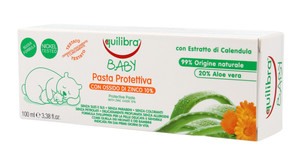 Equilibra Baby Protective Paste with Zinc Oxide 10% 0+ 20% Aloe 99% Natural 100ml
