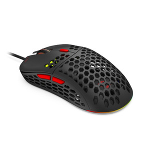 SPC Gear Lix Plus Ultra-Light Gaming Wired Mouse RGB, black