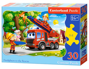 Castorland Children's Puzzle Firefighters to the Rescue 30pcs 4+