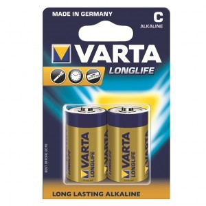 Varta Alkaline LR14 Batteries 2 Pack