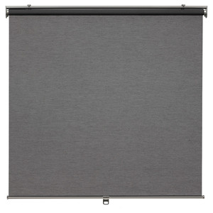 SKOGSKLÖVER Roller blind, grey, 80x195 cm