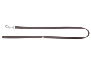 Dingo Dog Leash Leather 2.0 x 120cm, brown