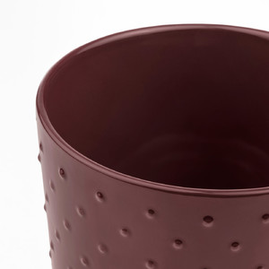 SESAMFRÖN Plant pot, indoor/outdoor brown-red, 12 cm