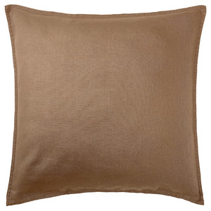 DYTÅG Cushion cover, dark beige, 50x50 cm