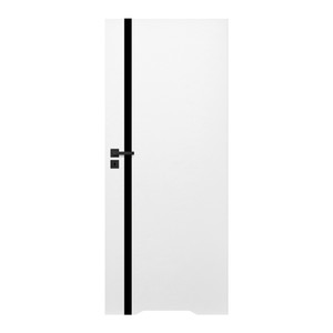 Internal Door, Undercut, Exmoor 70, right, white, black line
