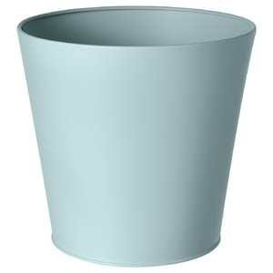 VITLÖK Plant pot, in/outdoor light grey-blue, 32 cm