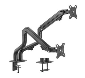 Gembird Adjustable Desk 2-display Mounting Arm for Monitors 17-32" 9kg