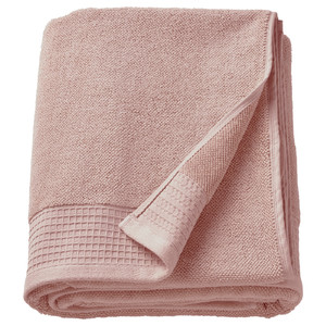 VINARN Bath sheet, light pink, 100x150 cm