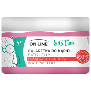 On Line Kids Time Bath Jelly Watermelon 3+ 93% Natural 230ml
