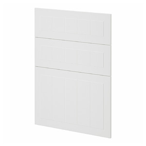 METOD 3 fronts for dishwasher, Stensund white, 60 cm