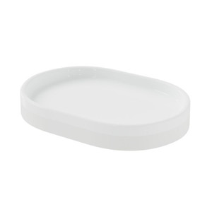 GoodHome Soap Dish Koros, white