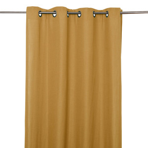 GoodHome Curtain Viley 140x260 cm, mustard
