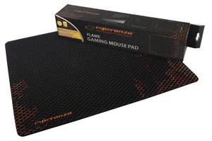 Esperanza Gaming Mouse Pad Flame EA146R, black-orange