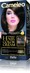 Delia Cosmetics Cameleo HCC Omega+ Permanent Hair Dye No. 4.03 Mocha Brown