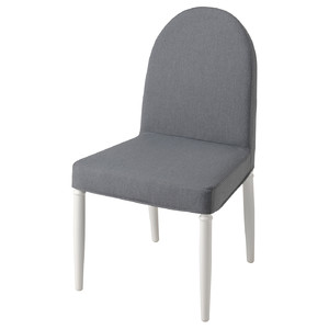 DANDERYD Chair, white/Vissle grey