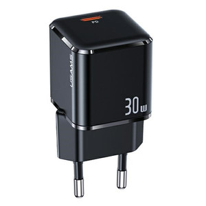 USAMS Wall Charger EU Plug T45 30W PD 3.0 Quick Charge