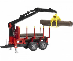 Bruder Forest Trailer with Crane 4+