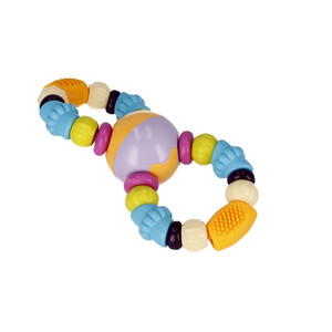 Bam Bam Rattle Beads, assorted colours, 4m+