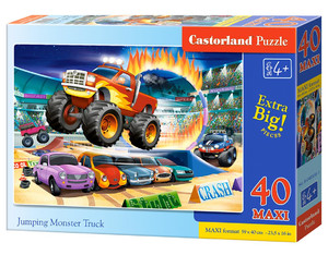 Castorland Children's Puzzle Maxi Jumping Monster Truck 40pcs 4+