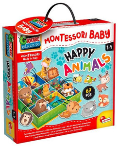 Lisciani Montessori Baby Happy Animals Game 12m+