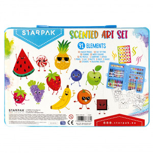 Kids Art Creative Case Stationery Scented Art Set 68pcs