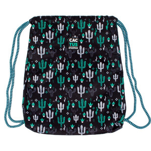 Drawstring Bag School Shoes/Clothes Bag Cactus