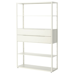 FJÄLKINGE Shelf unit with drawers