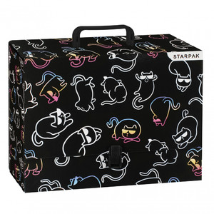 Carry Case for Drawings/Documents A4/95mm Kitty Holo