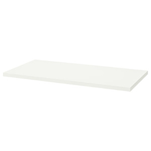 LAGKAPTEN Table top, white, 120x60 cm