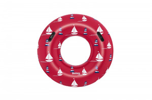 Bestway Inflatable Swim Ring 1.19m, red, 12+