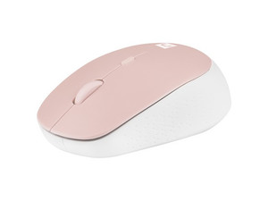 Natec Wireless Mouse Harrier 2, white-pink