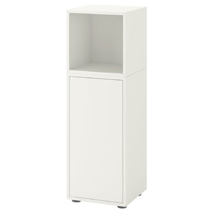 EKET Cabinet combination with feet, white, 35x35x107 cm