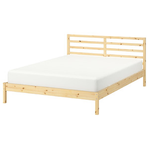 TARVA Bed frame, pine, Luröy, 140x200 cm