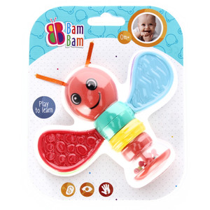 Bam Bam Rattle Bee, assorted colours, 0m+