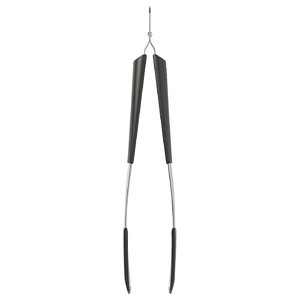 IKEA 365+ HJÄLTE Cooking tweezers, stainless steel, black