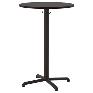 STENSELE Bar table, anthracite, anthracite, 70 cm