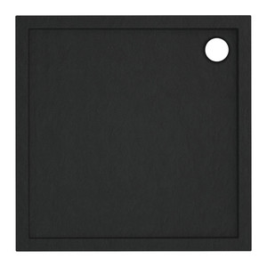 Shower Tray Lena Square 90 x 12 cm, black