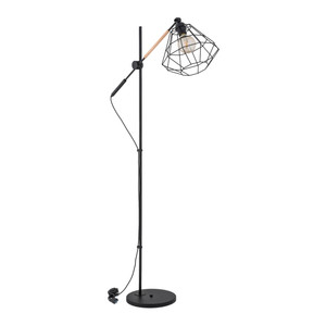 Floor Lamp Boogie 1 x 60 W E27, black