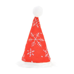 Christmas Hair Clip with Santa's Hat