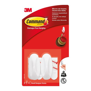 3M Command Designer Hook, Pack of 2