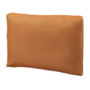 FRIHETEN Cushion, Faringe brown-orange, 67x46 cm