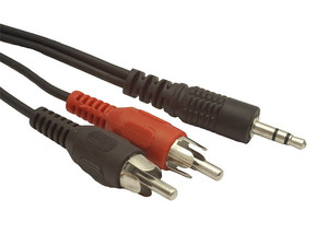 Gembird Cable Minijack 3.5mm 2x RCA M/M 2.5m