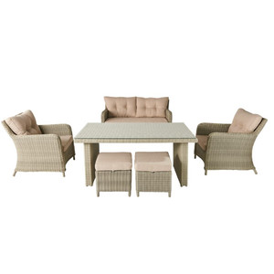 GoodHome Garden Furniture Set Cippertone